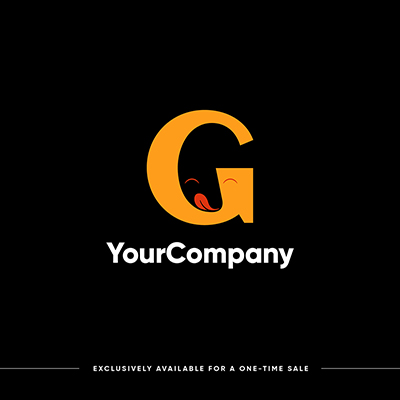 Letter g minimal company logo branding