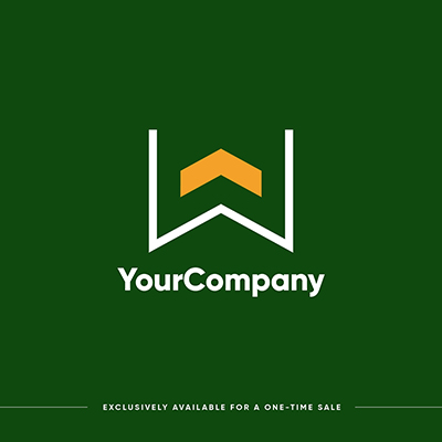 Letter w abstract company logo branding