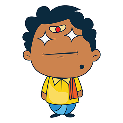 South indian man character is annoyed