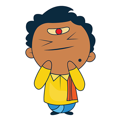 South indian man character is unhappy