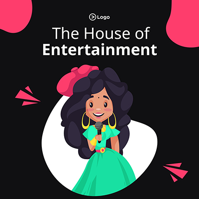 House of entertainment web banner template
