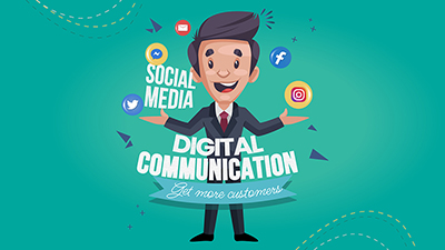 Communication messaging apps landscape template post