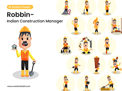 Robbin Indian Construction Manager Vector Bundle