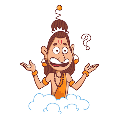 Narada muni character is confused