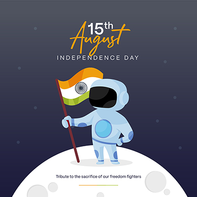 Independence day of india template banner
