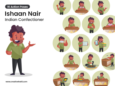 Ishaan Nair Indian Confectioner Vector Bundle