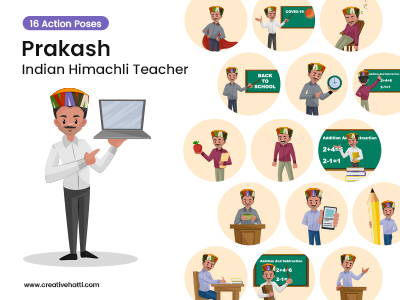 Prakash Himachali Teacher Vector Bundle