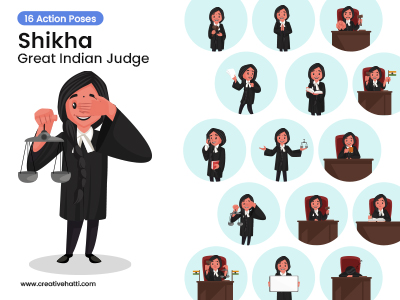 Shikha Great Indian Judge Vector Bundle