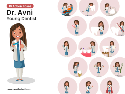 Avni Young Dentist Vector Bundle