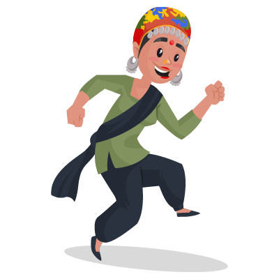 Character of housemaid is running for work