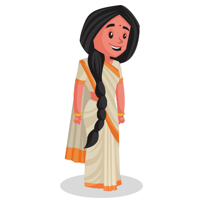 Female Indian politician is happy