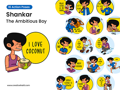 Shankar The Ambitious Boy Vector Bundle