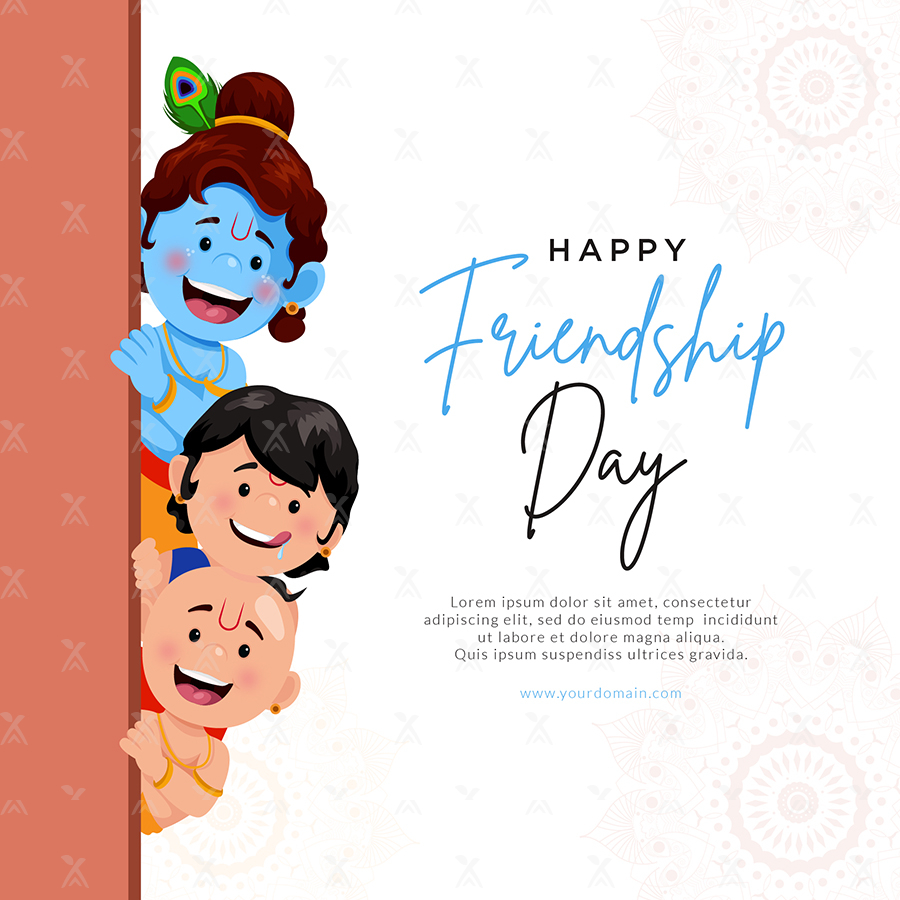 Friendship Day banner designs to customize online