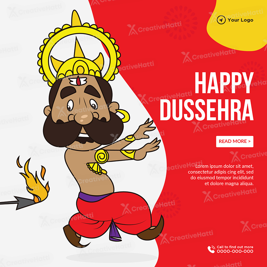 Happy Dussehra annual festival template Happy Dussehra annual festival template
