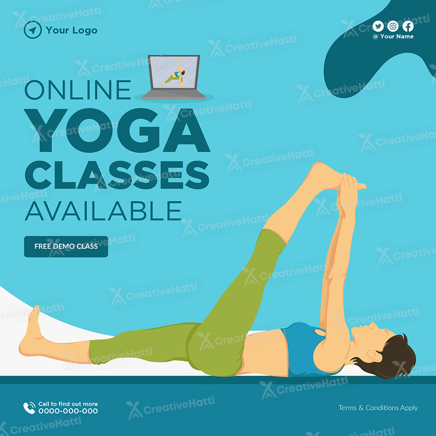 Poster Free Keep Fit Classes Online Online Yoga Selling Classes