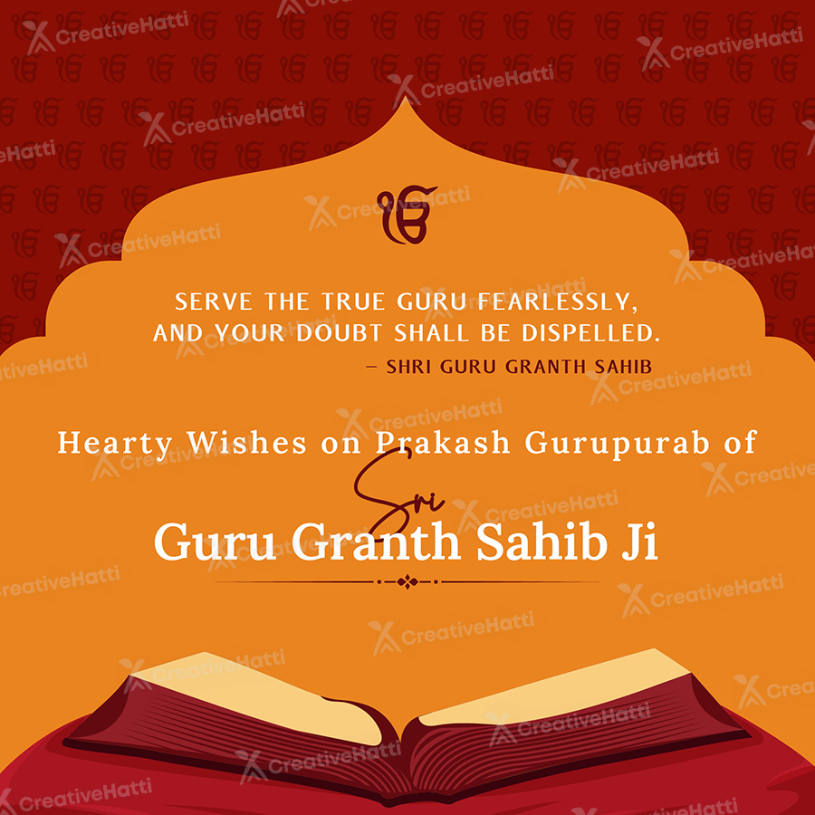 Prakash gurupurab of sri guru granth sahib ji template