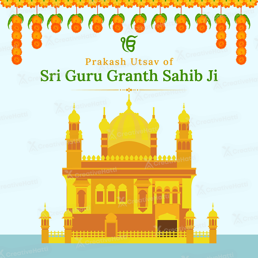 Prakash utsav of sri guru granth sahib ji template