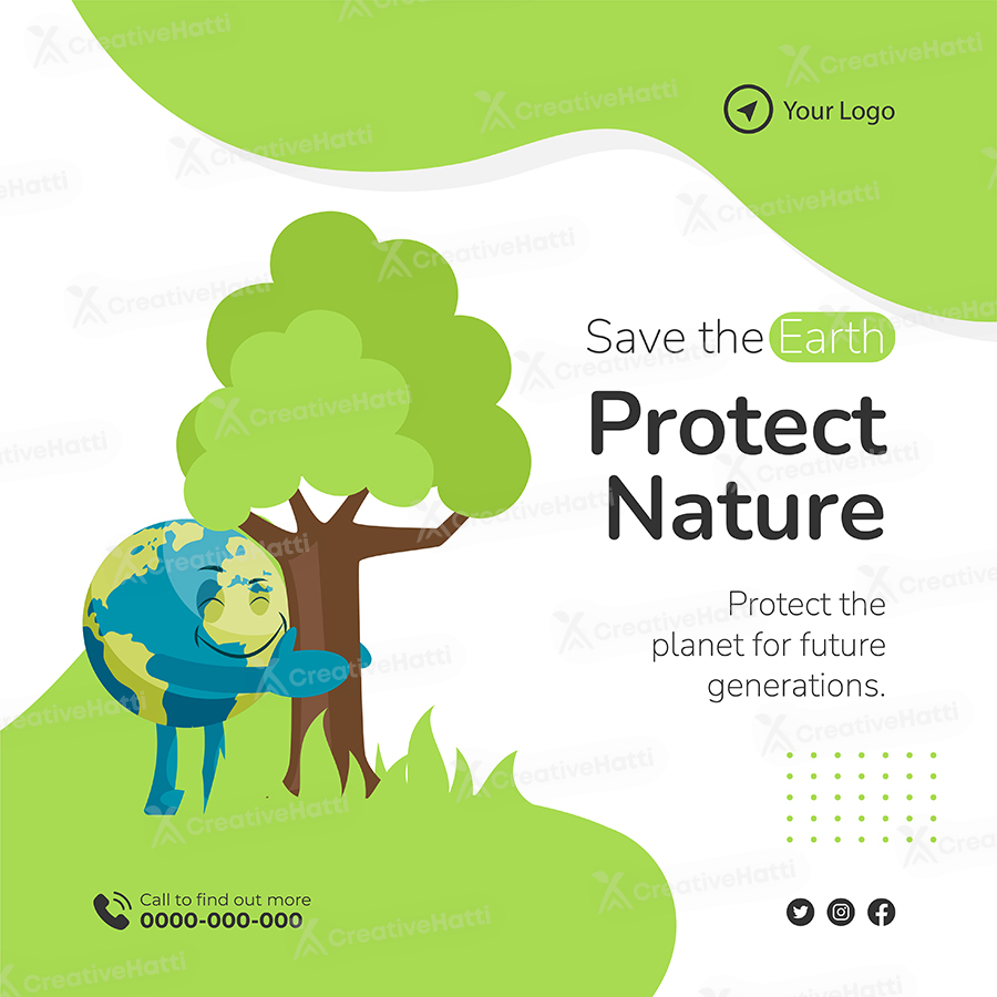 Save The Planet Poster Template